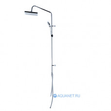 Душевая колонка без смесителя Bravat Fit-S квадратная лейка D283CP-2A-RUS Душевая колонка без смесителя Bravat Fit-S квадратная лейка D283CP-2A-RUS