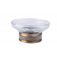 Мыльница настольная Boheme Royal Cristal бронза 10930-BR
