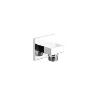 Шланговое подсоединение с держателем Gessi Rettangolo хром 20169031
