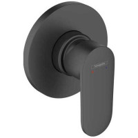 Комплект смесителя для душа Hansgrohe Vernis Blend скрытого монтажа матовый черный (71649670 + 13620180) 71649670S
