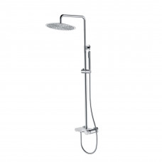 Душевая стойка Boheme Stick Linea со смесителем и верхним душем 30 см хром 128-CRCR.3 Душевая стойка Boheme Stick Linea со смесителем и верхним душем 30 см хром 128-CRCR.3