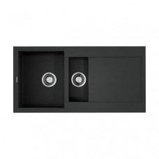 Кухонная мойка OMOIKIRI Sakaime 100-2-BL Tetogranit 100x50 см черный 4993892 Кухонная мойка OMOIKIRI Sakaime 100-2-BL Tetogranit 100x50 см черный 4993892