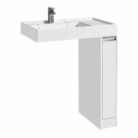 Комплект AQUATON Лондри 20 тумба и раковина Рейн 80 1A2361K0LH010