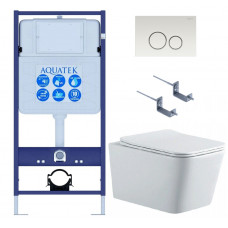 Комплект инсталляция с унитазом Aquatek Либра New (INS-0000012, KKI-0000002, KDI-0000015, AQ0530N-00) ЛИБРА N KDI15