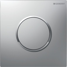 Пневмопривод смыва для писсуара Geberit Sigma10 ручной матовый хром 116.015.JQ.1