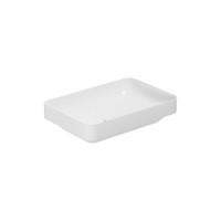 Раковина накладная Azzurra Elegance Soft 60x40x14 см без отв. ELLG060400S0BI