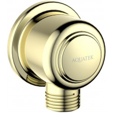 Шланговое подсоединение Aquatek КЛАССИК полированное золото AQ2461PG