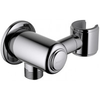 Шланговое подсоединение с держателем Aquatek КЛАССИК хром AQ2462CR