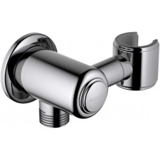 Шланговое подсоединение с держателем Aquatek КЛАССИК хром AQ2462CR