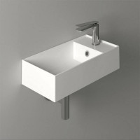 Раковина Simas Agile 50х28 см 1 отверстие белая AG50 bi