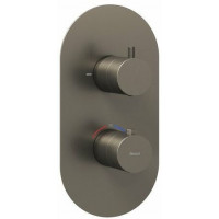 Смеситель скрытого монтажа Ravak Espirit ES 063.20GB.O2 графит X070323