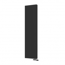 Радиатор стальной КЗТО QUADRUM 30 V 2 1750 12 секций нижнее подключение QUD30V2175012UTRAL1T103S9005 RAL 9005