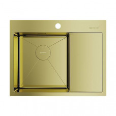 Кухонная мойка Omoikiri Akisame 65-L-LG 65x51 см светлое золото 4973083