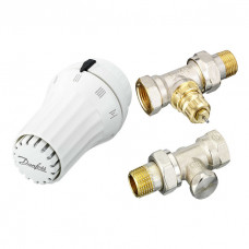 Комплект радиаторного терморегулятора Danfoss RAE RA-FN RLV-S прямой 013G5084