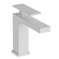 Смеситель для раковины hansgrohe Tecturis E 117 мм гладкий корпус белый матовый 73011700