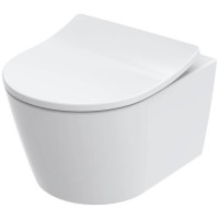 Унитаз подвесной TOTO RP укороченный с сиденьем SoftClose 49х38х33.5 см CW554Y/TC613G