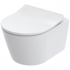 Унитаз подвесной TOTO RP укороченный с сиденьем SoftClose 49х38х33.5 см CW554Y/TC613G
