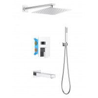 Душевой комплект Aquanet ЛИБРА Set 4 в 1 3 режима AQ1673CR