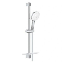 Душевой гарнитур GROHE Tempesta Cube 110 2 режима штанга 600 мм шланг 1750 мм полочка хром 27928003