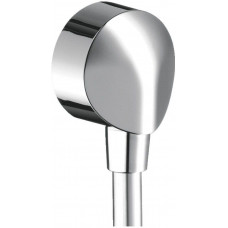 Шланговое подсоединение Hansgrohe FixFit Square с обратным клапаном хром 27454000 Шланговое подсоединение Hansgrohe FixFit Square с обратным клапаном хром 27454000