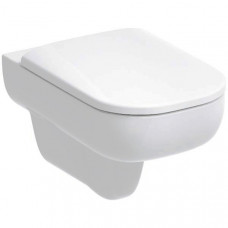 Унитаз подвесной Geberit Smyle безободковый Rimfree 54 см 500.210.01.1