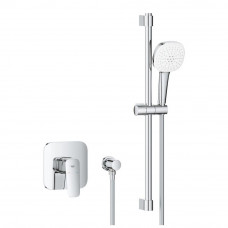 Душевой комплект GROHE CUBEO со смесителем скрытого монтажа и гарнитуром Tempesta Cube 110 хром 1053350000