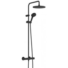 Душевая система hansgrohe Vernis Blend Showerpipe 240 с термостатом черный матовый 26426670