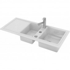 Кухонная мойка Duravit Cassia 116х51 см встраиваемая белая 7513110000 Кухонная мойка Duravit Cassia 116х51 см встраиваемая белая 7513110000
