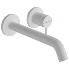 Смеситель для раковины Hansgrohe Tecturis S 225 мм настенный на 2 отверстия внешняя часть белый матовый 73351700 Смеситель для раковины Hansgrohe Tecturis S 225 мм настенный на 2 отверстия внешняя часть белый матовый 73351700