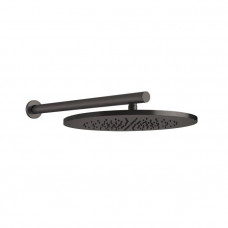 Душевая головка шарнирная Gessi 316 настенная 1/2 350 мм Brushed Black Metal PVD 54148#707