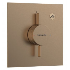 Смеситель для 1 потребителя hansgrohe DuoTurn E внешняя часть шлифованная бронза 75617140