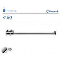 Полотенцесушитель водяной Margaroli 416/S 900 мм Chrome без крючков 416SCR