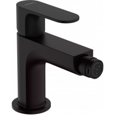 Смеситель для биде hansgrohe Rebris S с металлическим сливным гарнитуром черный матовый 72212670