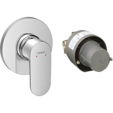 Смеситель для душа Hansgrohe Rebris S встраиваемый комплект на 1 потребитель хром 72648000 Смеситель для душа Hansgrohe Rebris S встраиваемый комплект на 1 потребитель хром 72648000