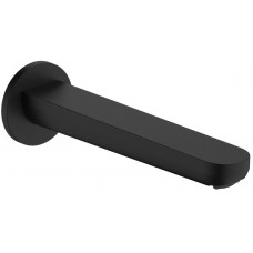 Излив на ванну Hansgrohe Rebris S 200 мм 1/2 черный матовый 72430670 Излив на ванну Hansgrohe Rebris S 200 мм 1/2 черный матовый 72430670