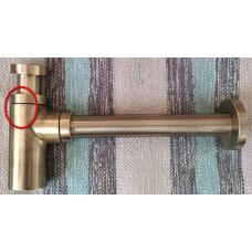 Сифон для раковины Margaroli 250LOB металл Old Brass 250LOB