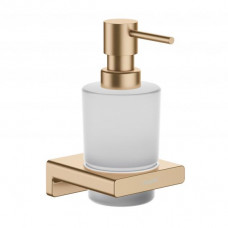Дозатор для жидкого мыла HANSGROHE AddStoris шлифованная бронза 41745140 Дозатор для жидкого мыла HANSGROHE AddStoris шлифованная бронза 41745140