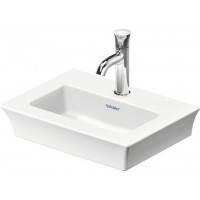 Раковина встраиваемая Duravit White Tulip 450х330 мм с отверстием под смеситель WonderGliss белая 0737450041