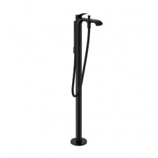 Смеситель для ванны напольный hansgrohe Vivenis матовый черный 75445670/10452180