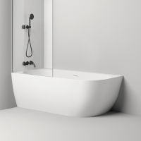 Ванна угловая Salini Sofia Corner Left 170х85х59 см левая S-Sense белый матовый 102525M