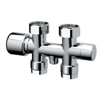 Узел нижнего подключения прямой FAR M24x19 - 3/4 BP серебристый FL 0267 C12