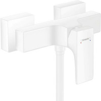 Смеситель для душа Hansgrohe Metropol однорычажный внешний монтаж матовый белый 32560700