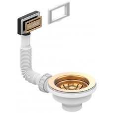 Выпуск для мойки Alveus 114 Bronze new с рамкой и заглушкой гофра 1144844