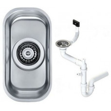 Мойка кухонная Alveus Variant 110 148х300х120 мм под столешницу с сифоном 1079965