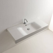 Раковина Kerasan Cento 100х45 см 1 отв. белый 355001