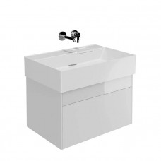 Тумба подвесная Kerama Marazzi Logica 67x46x40.3 см 2 ящика белоснежный LOG.70.2\WHT