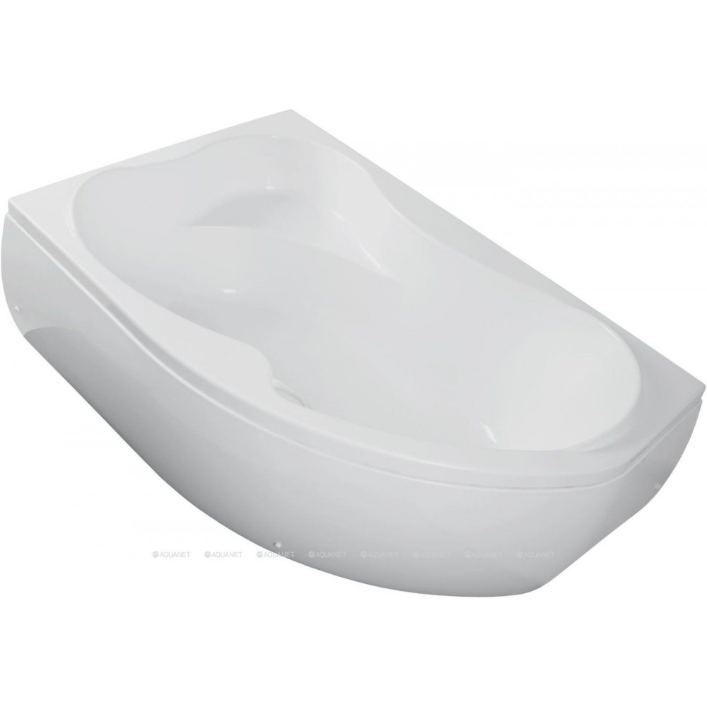 Ванна акриловая Aquanet Capri 170x110 L левосторонняя с каркасом и сливом-переливом 00205345