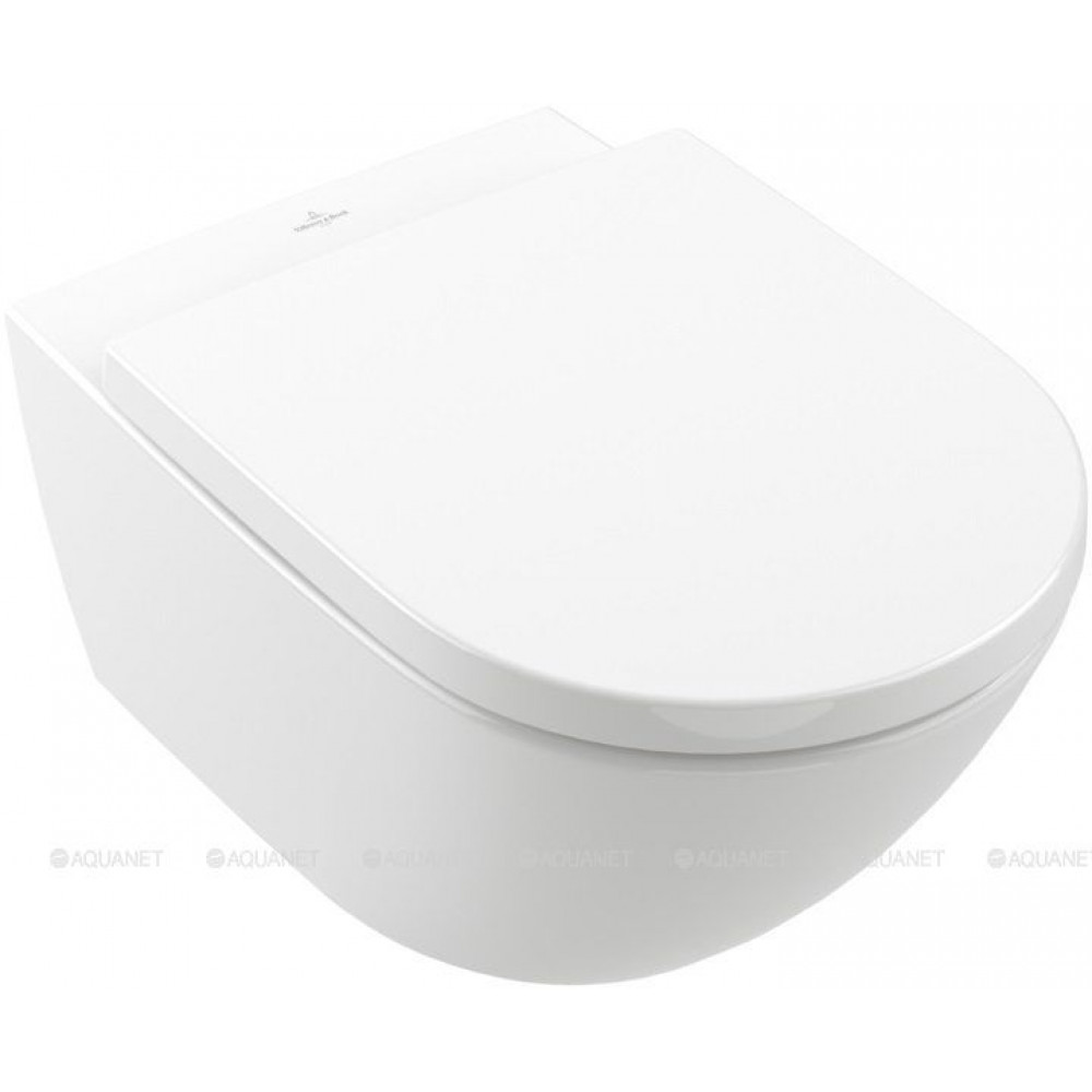Унитаз подвесной Villeroy & Boch Subway 3.0 560x370 мм без сиденья 4670T001