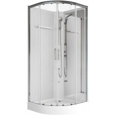 Душевая кабина Aquanet Passion R 3.0 1/4 круга 900x900 мм хром 00348329 Душевая кабина Aquanet Passion R 3.0 1/4 круга 900x900 мм хром 00348329