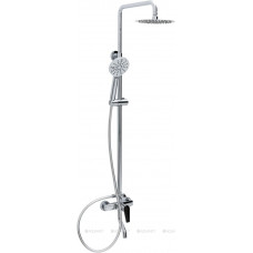 Душевая система Allen Brau ECLIPSE с верхним и ручным душем и изливом хром 5.E1007-00 Душевая система Allen Brau ECLIPSE с верхним и ручным душем и изливом хром 5.E1007-00
